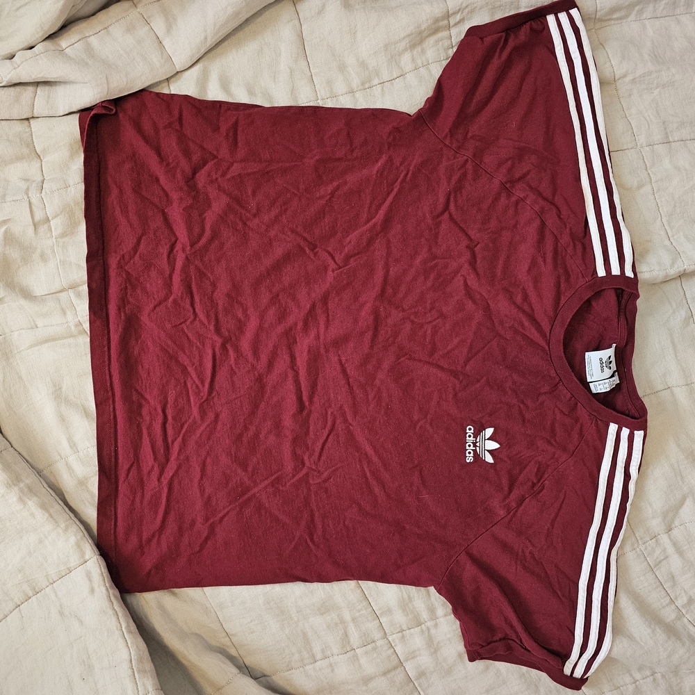 Adidas Men's Red T-Shirt